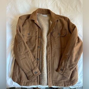 Men’s everlane Sherpa lined over coat